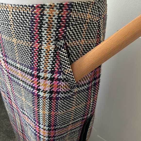 Halogen Multicolor Plaid Pencil Skirt - Picture 8 of 10